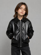 Giubbino per bambino Paolo Pecora Kids nero con cerniera PP4464 NERO PAOLO PECORA KIDS 