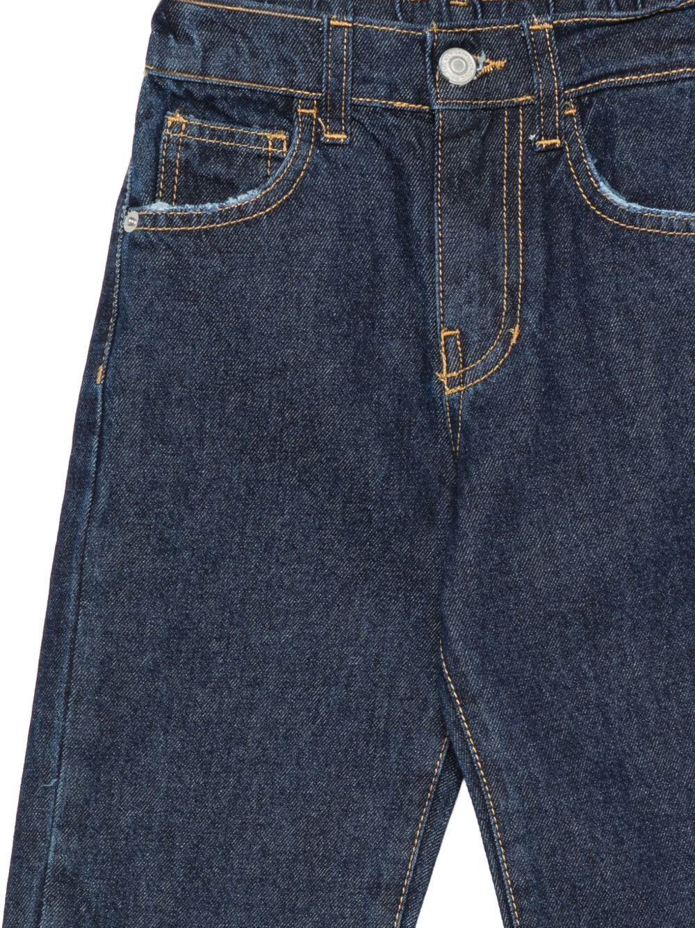 Jeans per bambino Paolo Pecora Kids blu con effetto sbiadito PP4465 BLU PAOLO PECORA KIDS 