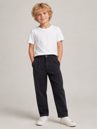 Pantaloni per bambino Paolo Pecora Kids blu con passanti per cintura PP4469 BLU PAOLO PECORA KIDS 
