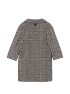 Cappotto per bambino Paolo Pecora Kids grigio con motivo a quadri PP4491 GRIGI PAOLO PECORA KIDS 
