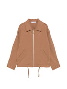 Giubbino per bambino Paolo Pecora Kids marrone chiusura con zip PP4494 CAMME PAOLO PECORA KIDS 