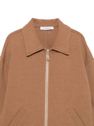 Giubbino per bambino Paolo Pecora Kids marrone chiusura con zip PP4494 CAMME PAOLO PECORA KIDS 