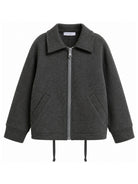 Giubbino per bambino Paolo Pecora Kids grigio chiusura con zip PP4494 GRIGM PAOLO PECORA KIDS 