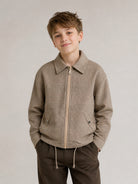 Giubbino per bambino Paolo Pecora Kids beige a quadri Principe di Galles PP4495 CAMME PAOLO PECORA KIDS 