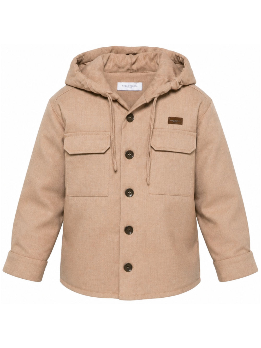 Giubbino per bambino Paolo Pecora Kids beige con chiusura con bottoni PP4505 CAMME PAOLO PECORA KIDS 