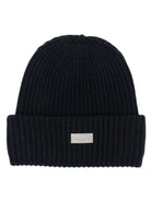 Cappello per bambino Paolo Pecora Kids blu con trama a coste PP4507 BLU PAOLO PECORA KIDS 