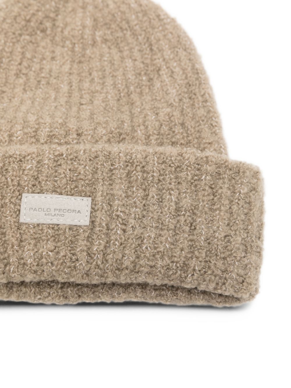 Berretto per bambino Paolo Pecora Kids beige con texture bouclé PP4508 GREIG PAOLO PECORA KIDS 
