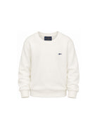 Felpa per bambino Paul & Shark Kids bianco con logo ricamato WMF00ALDA68 10057 PAUL & SHARK KIDS 