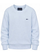 Felpa per bambino Paul & Shark Kids azzurra con logo ricamato WMF00ALDA68 40705 PAUL & SHARK KIDS 