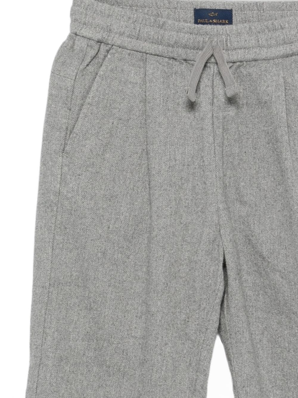 Pantaloni per bambino Paul & Shark Kids grigio con chiusura a coulisse WUP00DLZA26 60901 PAUL & SHARK KIDS 