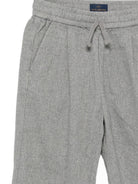 Pantaloni per bambino Paul & Shark Kids grigio con chiusura a coulisse WUP00DLZA26 60901 PAUL & SHARK KIDS 