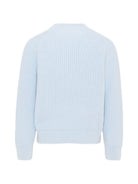 Maglione per bambino Paul & Shark Kids azzurro con applicazione logo WUW008LHE43 40705 PAUL & SHARK KIDS 