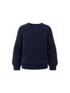 Maglione per bambino Paul & Shark Kids blu con logo applicato WUW008LHE43 42370 PAUL & SHARK KIDS 