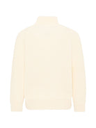 Cardigan per bambino Paul & Shark Kids beige con chiusura con zip WUW009LHE43 10057 PAUL & SHARK KIDS 