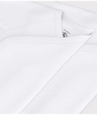 Set di due body per neonati Petit Bateau bianchi con manica corta 54220 00 PETIT BATEAU KIDS 