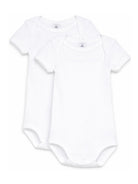 Set di due tutine per neonati Petit Bateau Kids bianco a girocollo A01T4 00 PETIT BATEAU KIDS 
