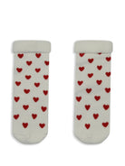 Calzini per neonati Petit Bateau bianchi con motivo cuore (2 pezzi) A08ZT 00 PETIT BATEAU KIDS 