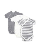 Set di tre tutine per neonati Petit Bateau Kids multicolore con fantasie diverse A097H 00 PETIT BATEAU KIDS 