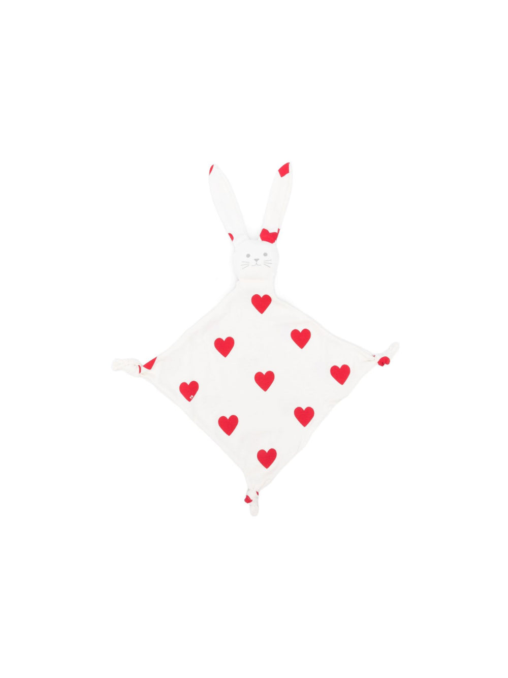 Doudou per neonati Petit Bateau Kids bianco a forma di coniglietto A0ASF 01 PETIT BATEAU KIDS 