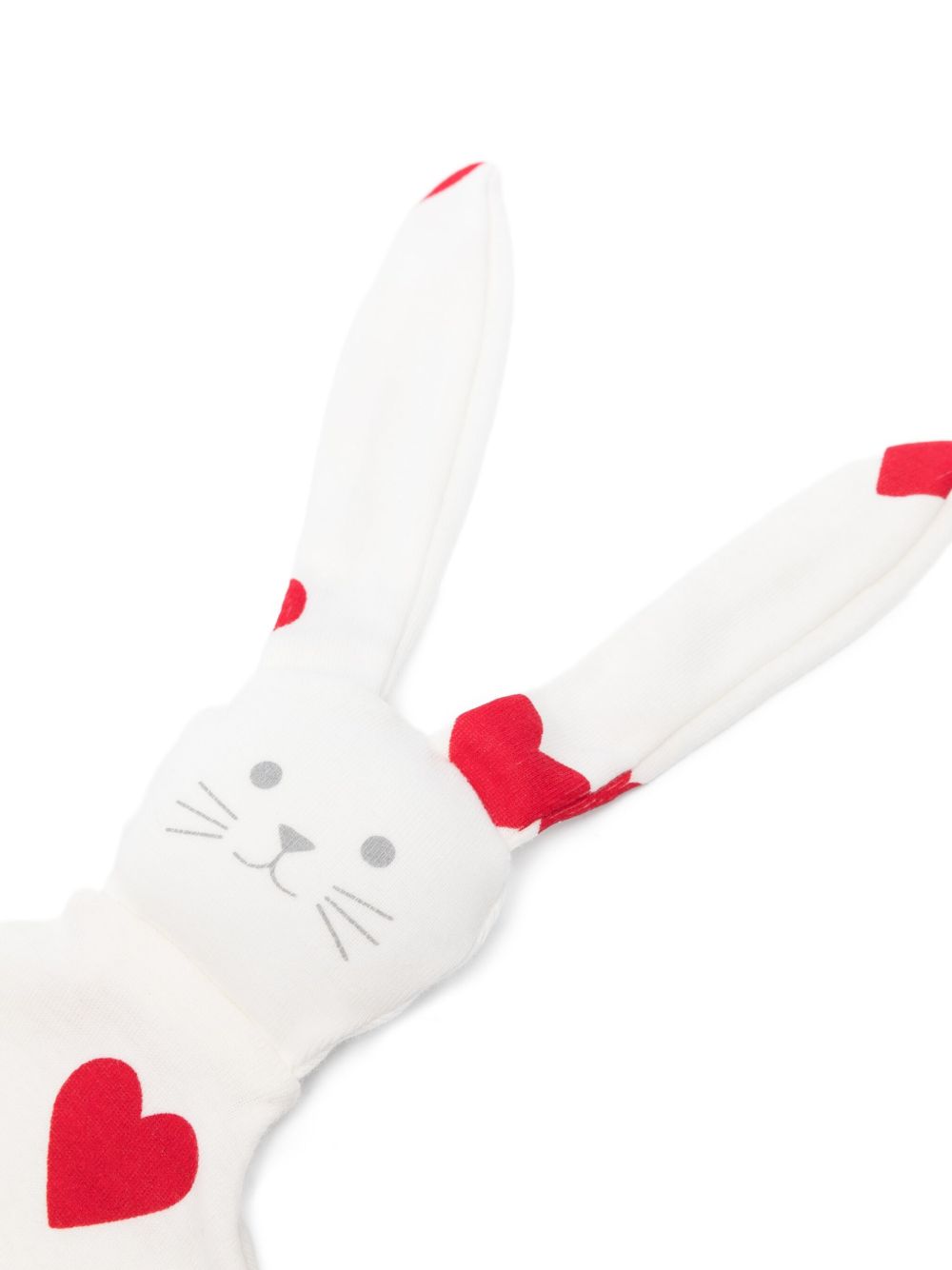 Doudou per neonati Petit Bateau Kids bianco a forma di coniglietto A0ASF 01 PETIT BATEAU KIDS 