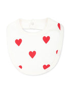 Set di due bavaglini per neonati Petit Bateu Kids bianchi con design diversi A0ASH 03 PETIT BATEAU KIDS 