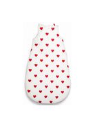 Sacco nanna per neonati Petit Bateau Kids bianco con stampa a cuori all-over A0BTS 01 PETIT BATEAU KIDS 