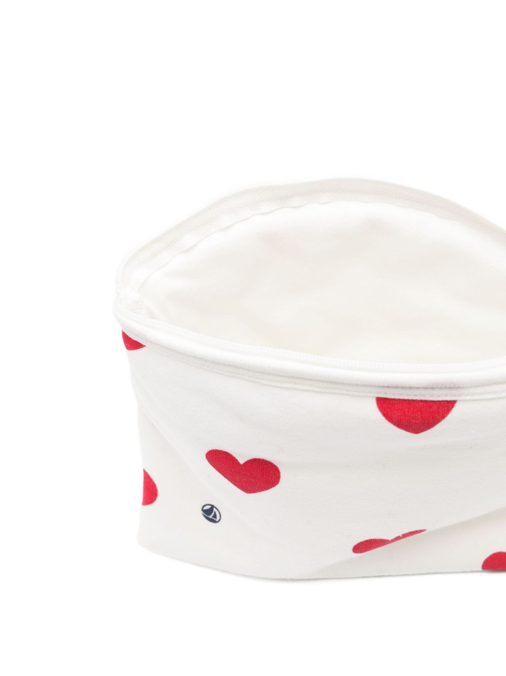 Trousse per neonati Petit Bateau bianca con stampa a cuori A0BUV 01 PETIT BATEAU KIDS 