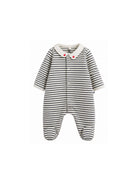 Tutina per neonati Petit Bateau Kids blu con motivo a righe A0DR1 01 PETIT BATEAU KIDS 