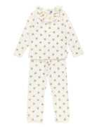 Pigiama per bambina Petit Bateau Kids bianco con stampa cuori all-over A0DRD 01 PETIT BATEAU KIDS 