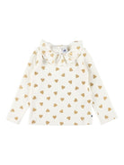 Pigiama per bambina Petit Bateau Kids bianco con stampa cuori all-over A0DRD 01 PETIT BATEAU KIDS 