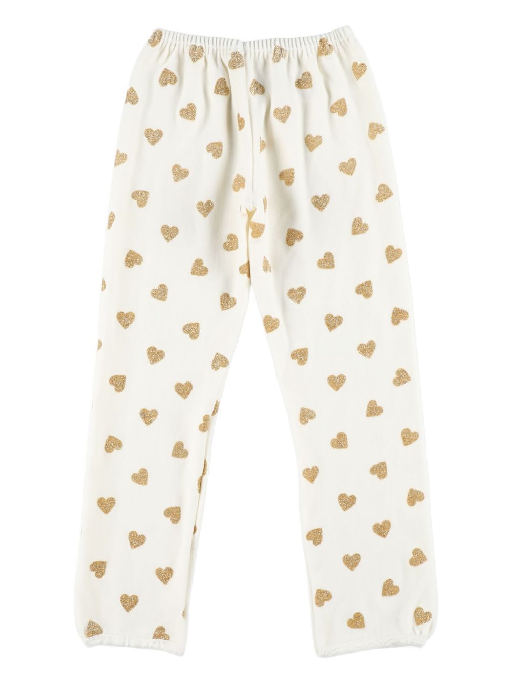 Pigiama per bambina Petit Bateau Kids bianco con stampa cuori all-over A0DRD 01 PETIT BATEAU KIDS 