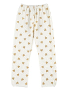 Pigiama per bambina Petit Bateau Kids bianco con stampa cuori all-over A0DRD 01 PETIT BATEAU KIDS 