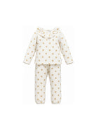 Pigiama per bambina Petit Bateau Kids bianco con stampa cuori all-over A0DRD 01 PETIT BATEAU KIDS 