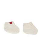 Calzini per neonati Petit Bateau Kids beige chiari con stampa cuore A0DRQ 01 PETIT BATEAU KIDS 