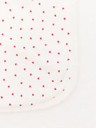 Asciugamano da bagno per neonati Petit Bateau Kids bianco con stampa cuore all-over A0DSI 01 PETIT BATEAU KIDS 