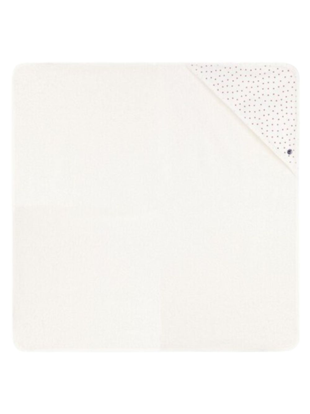 Asciugamano da bagno per neonati Petit Bateau Kids bianco con stampa cuore all-over A0DSI 01 PETIT BATEAU KIDS 