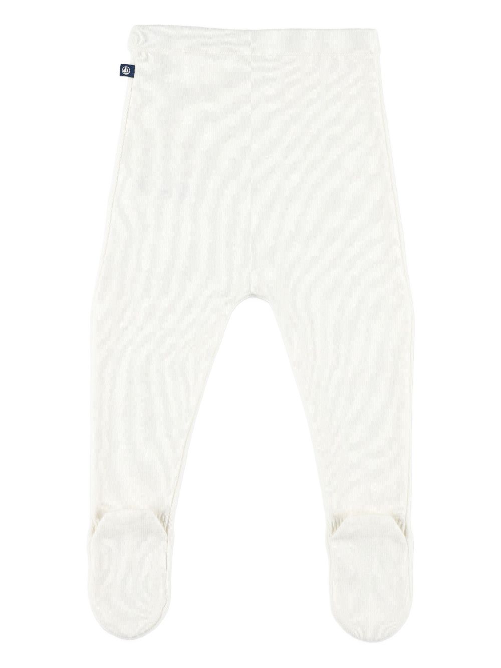 Pantaloni per neonati Petit Bateau Kids bianchi con trama a coste A0DU0 05 PETIT BATEAU KIDS 