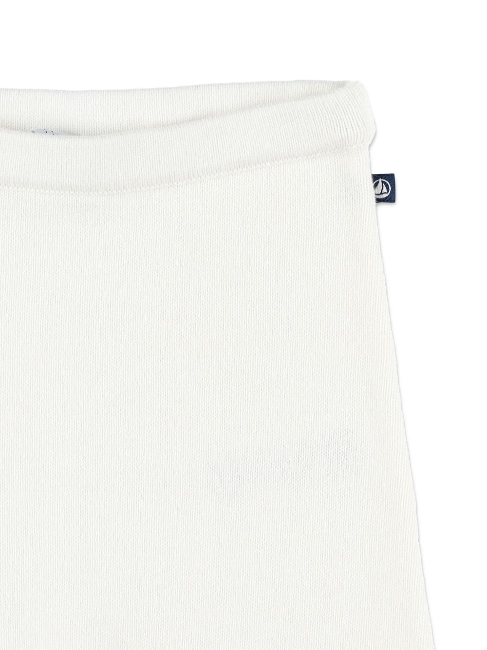 Pantaloni per neonati Petit Bateau Kids bianchi con trama a coste A0DU0 05 PETIT BATEAU KIDS 