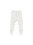 Pantaloni per neonati Petit Bateau Kids bianchi con trama a coste A0DU0 05 PETIT BATEAU KIDS 