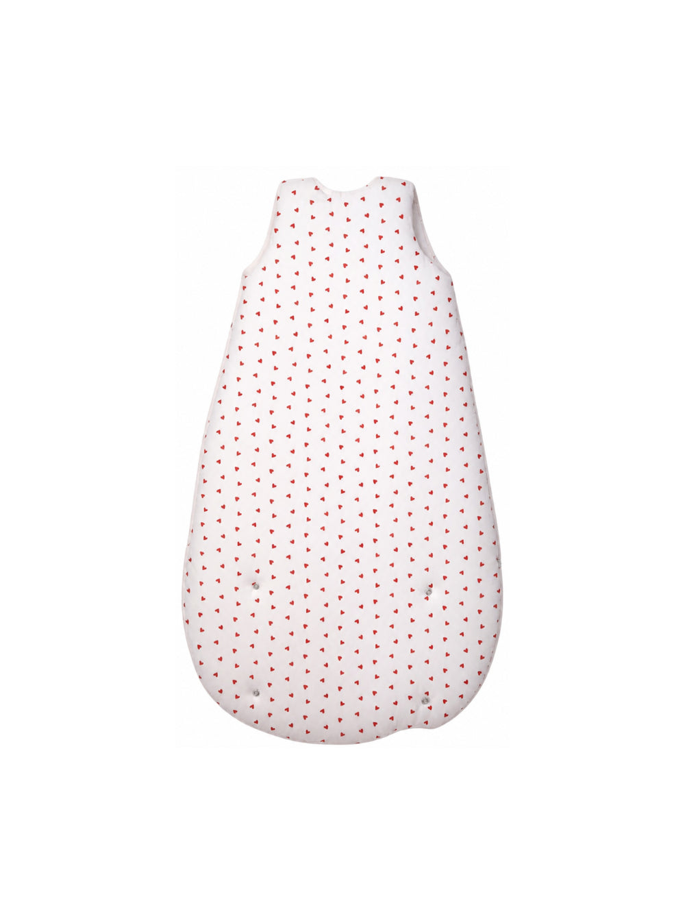 Sacco nanna per neonati Petit Bateau bianco con stampa cuoricini all-over A0E14 01 PETIT BATEAU KIDS 
