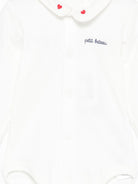 Body per neonati Petit Bateau Kids bianco con colletto Peter Pan A0EKL 05 PETIT BATEAU KIDS 