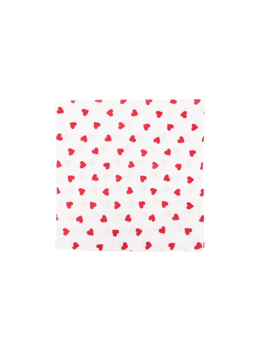 Fascia in garza per neonati Petit Bateau Kids bianca con motivo cuori all-over A0EZH 01 PETIT BATEAU KIDS 