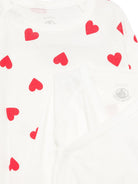 Set tutine e doudou per neonati Petit Bateau Kids bianco con stampa cuori all-over A0FF9 00 PETIT BATEAU KIDS 