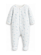 Tutina per neonato Petit Bateau bianca con stampa grafica A0G9P 01 PETIT BATEAU KIDS 