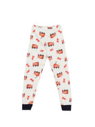 Pigiama per bambino Petit Bateau Kids bianco con stampa grafica camion dei pompieri A0GA4 01 PETIT BATEAU KIDS 