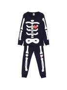 Pigiama per bambino Petit Bateau Kids blu navy con motivo a cuore A0GA5 01 PETIT BATEAU KIDS 