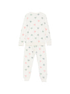 Pigiama per bambini Petit Bateau bianco con stampa cuori A0GAA 01 PETIT BATEAU KIDS 