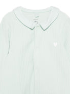 Tutina per neonati Petit Bateau Kids verde con colletto A0GAG 01 PETIT BATEAU KIDS 