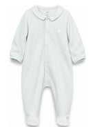 Tutina per neonati Petit Bateau Kids verde con colletto A0GAG 01 PETIT BATEAU KIDS 