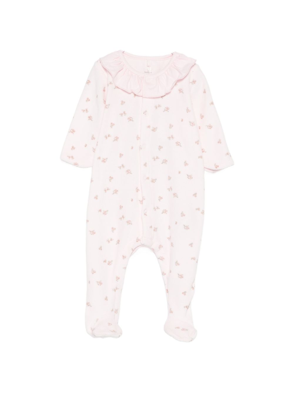 Tutina per neonata Petit Bateau rosa con motivo floreale A0GAH 01 PETIT BATEAU KIDS 